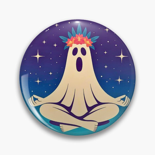 Item preview, Meditating Ghost on Beach designed and sold by VibrArtco.