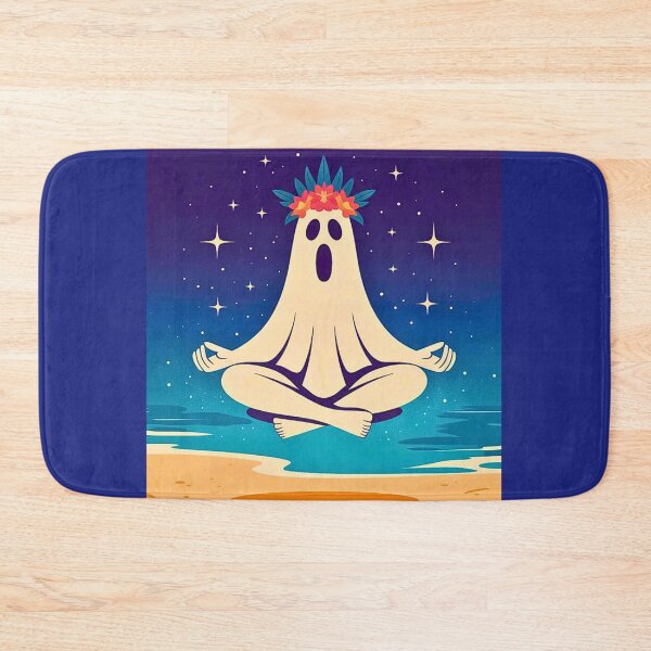 Item preview, Meditating Ghost on Beach designed and sold by VibrArtco.