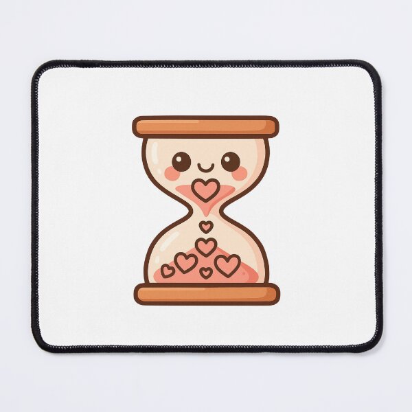 Item preview, Cute Kawaii Hourglass of Hearts designed and sold by Castiora.