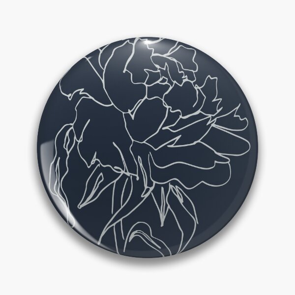 Item preview, Peony - Inverse Blue - Modern Essence designed and sold by averyhopestudio.
