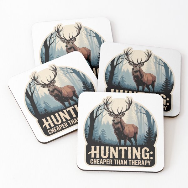 Item preview, Hunting Cheaper Than Therapy  designed and sold by NicolasGlowArt.