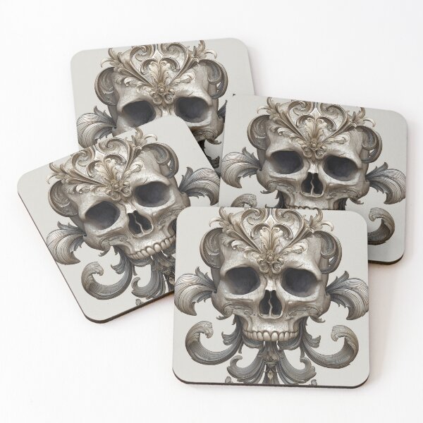Item preview, Skull Fleur De Lis designed and sold by MatrixTattoo.