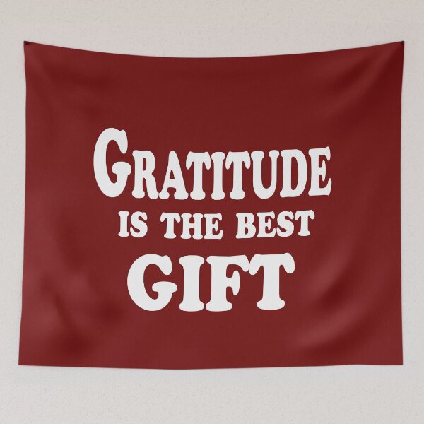 Item preview, Gratitude Is The Best Gift – Inspirational Quote Design designed and sold by ArtNestVerse.