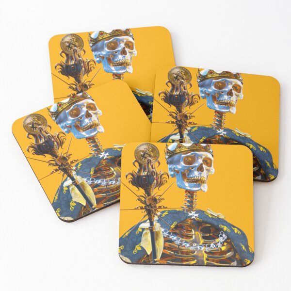 Item preview, Crypto King – Golden Skeleton Royalty Art designed and sold by Hentoy Arts.