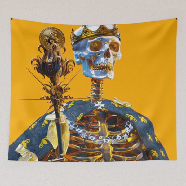 Item preview, Crypto King – Golden Skeleton Royalty Art designed and sold by Hentoy Arts.
