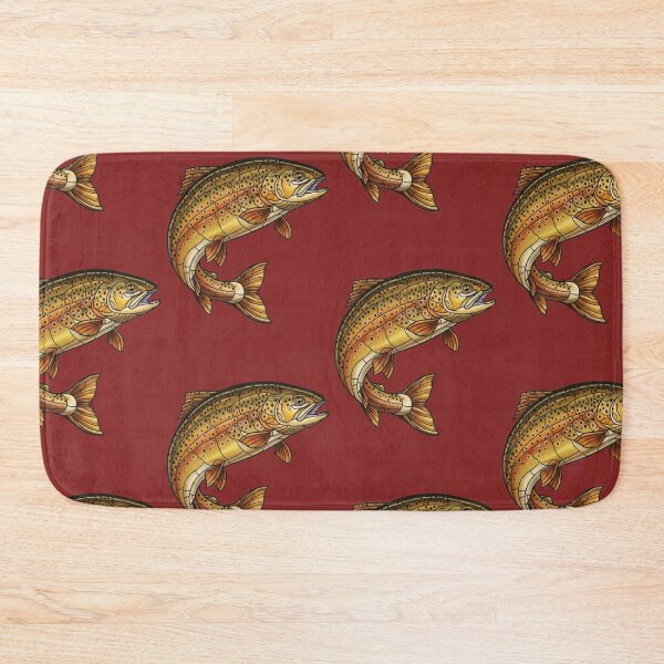 Item preview, Stained Glass Brown Trout designed and sold by Too Kool Designing .