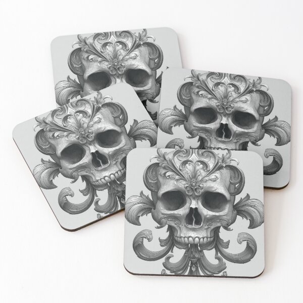 Item preview, Skull Fleur De Lis designed and sold by MatrixTattoo.
