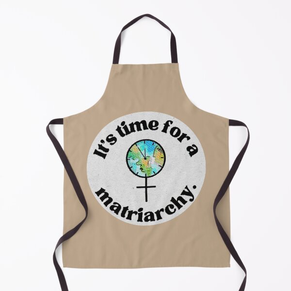 Item preview, It’s Time for a Matriarchy | Feminist Clock Symbol Print designed and sold by Parasocialite.