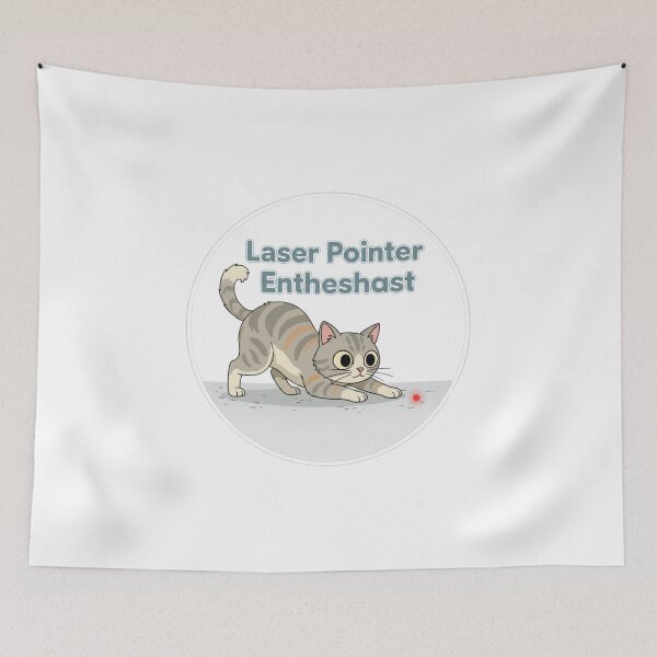 Item preview, Focused Cat: Laser Pointer Enthusiast designed and sold by LaElee.