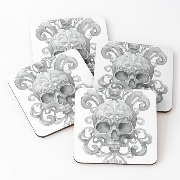 Item preview, Skull Fleur De Lis designed and sold by MatrixTattoo.