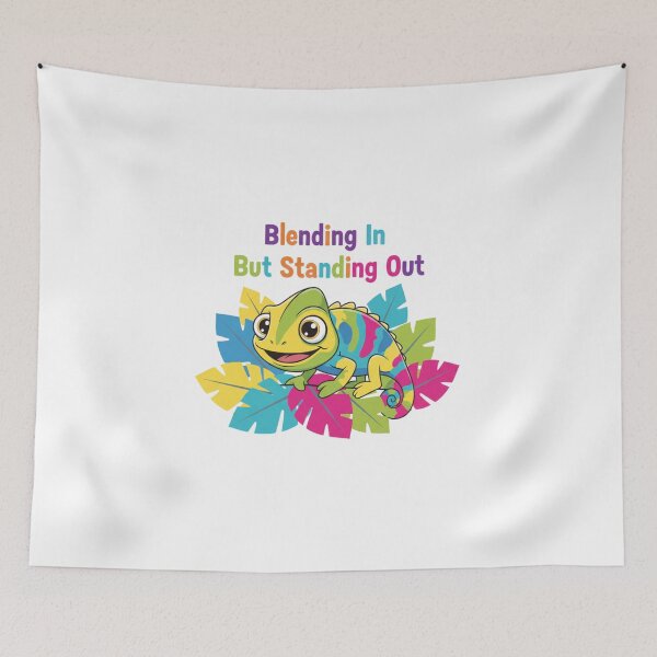 Item preview, Optimistic Chameleon: Blending In But Standing Out designed and sold by LaElee.