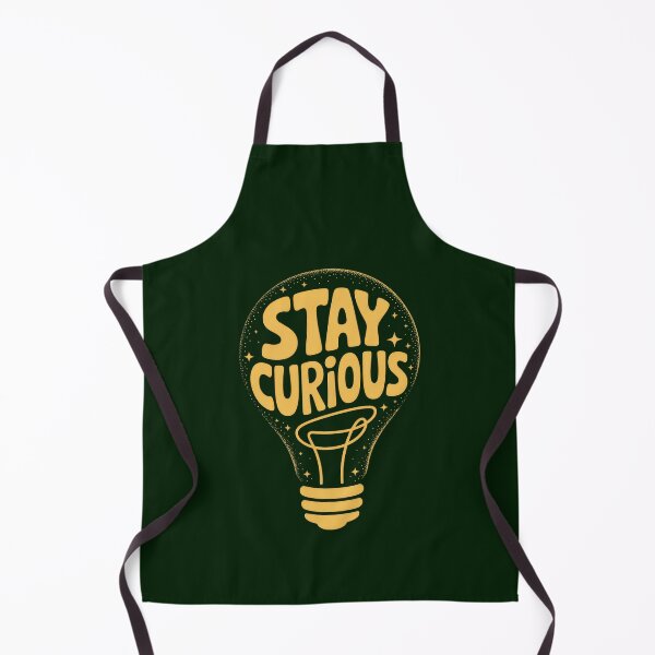Item preview, Stay Curious – Lightbulb Creativity Motivation Design designed and sold by Enea Kelo.