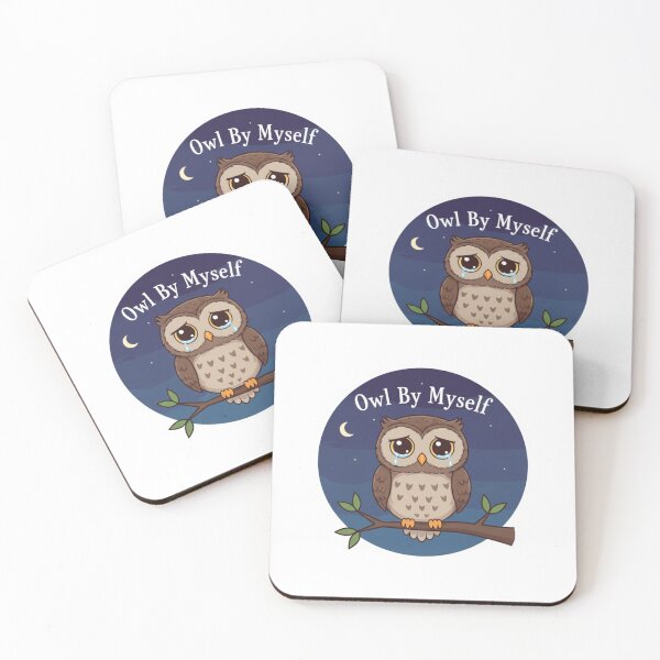 Item preview, Sleepy Owl: Owl By Myself designed and sold by LaElee.