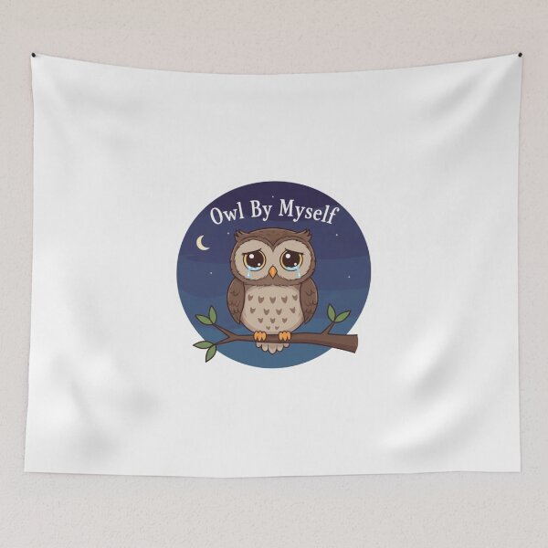Item preview, Sleepy Owl: Owl By Myself designed and sold by LaElee.
