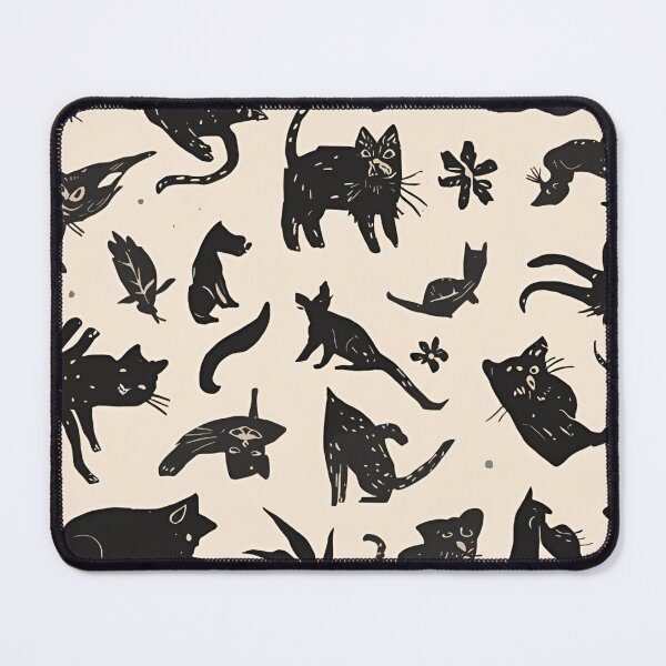 Item preview, Halloween Black Cats designed and sold by PatronesKawai.