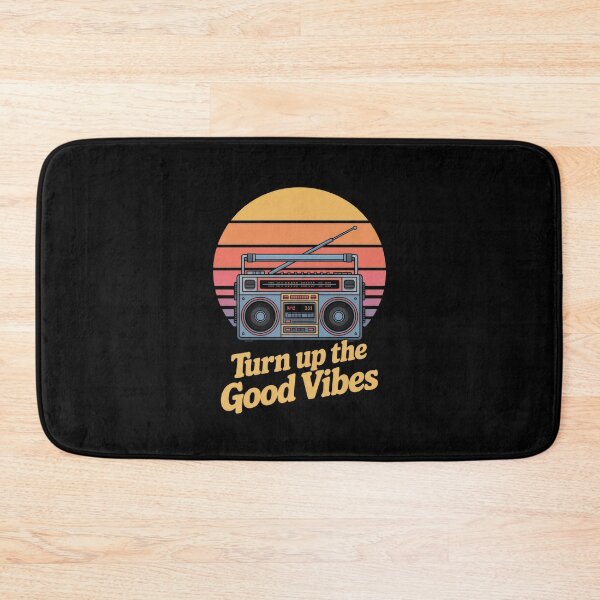 Item preview, Turn Up the Good Vibes – Retro Boom Box Summer Music Graphic designed and sold by Enea Kelo.