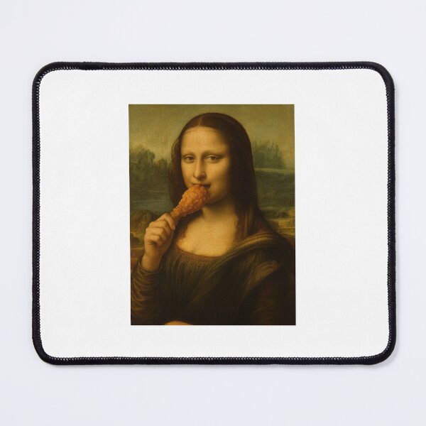 Item preview, Monalisa fried chicken mona lisa happy birthday christmas funny prank meme gift weird designed and sold by CheeseBlueprint.