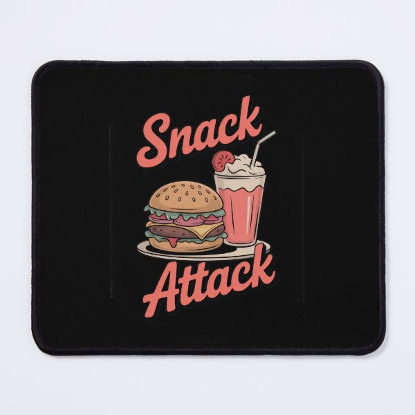 Item preview, Snack Attack – Burger & Milkshake Foodie Cartoon Art designed and sold by Enea Kelo.