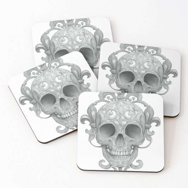 Item preview, Skull Fleur De Lis designed and sold by MatrixTattoo.
