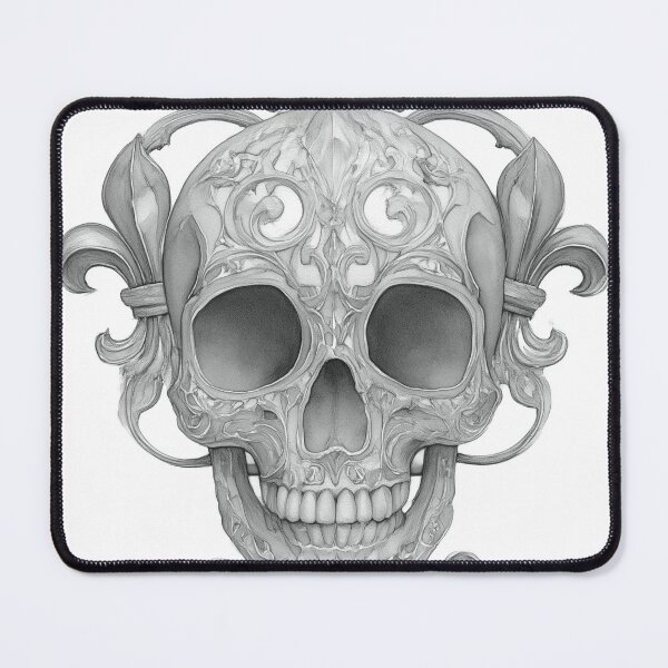 Item preview, Skull Fleur De Lis designed and sold by MatrixTattoo.