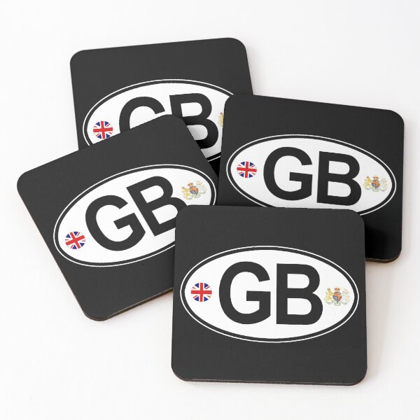 Item preview, Great Britain Oval Country Code Decal designed and sold by rogue-design.