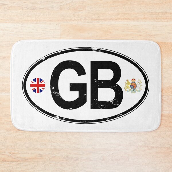 Item preview, Great Britain Oval Country Code Decal designed and sold by rogue-design.