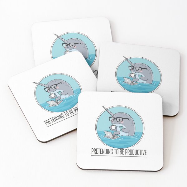 Item preview, Productive Narwhal: Pretending To Be Productive designed and sold by LaElee.