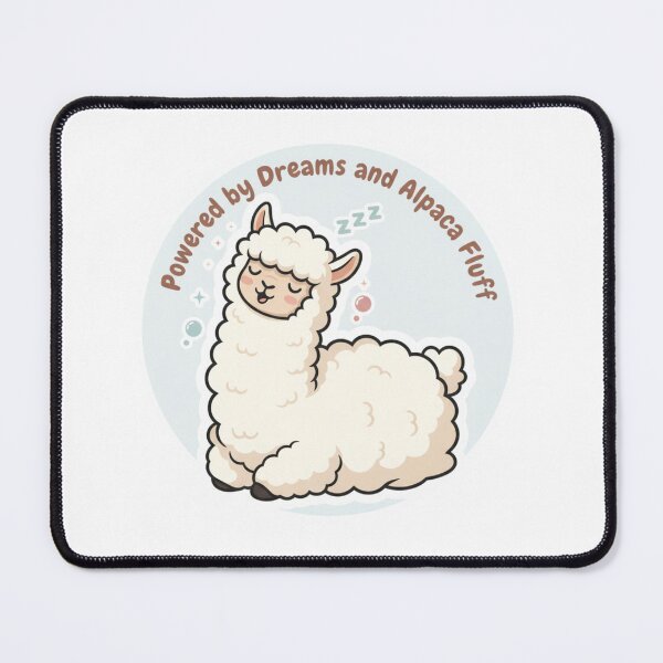 Item preview, Sleepy Alpaca: Powered By Dreams And Alpaca Fluff designed and sold by LaElee.
