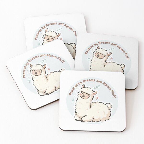 Item preview, Sleepy Alpaca: Powered By Dreams And Alpaca Fluff designed and sold by LaElee.