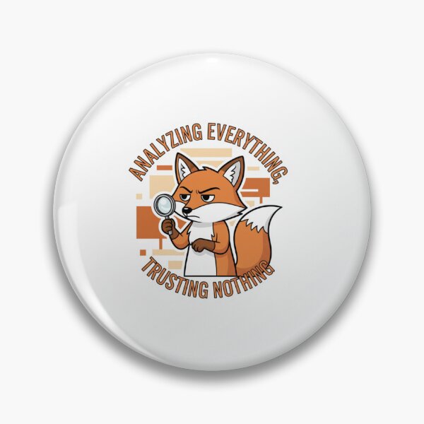 Item preview, Overthinking Fox: Analyzing Everything Trusting Nothing  designed and sold by LaElee.