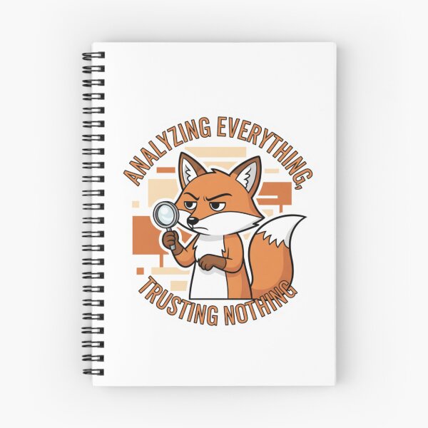 Item preview, Overthinking Fox: Analyzing Everything Trusting Nothing  designed and sold by LaElee.