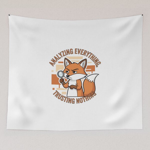 Item preview, Overthinking Fox: Analyzing Everything Trusting Nothing  designed and sold by LaElee.