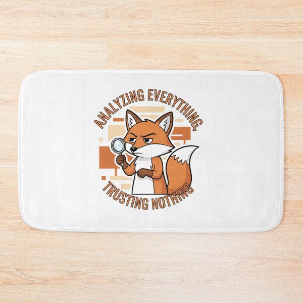 Item preview, Overthinking Fox: Analyzing Everything Trusting Nothing  designed and sold by LaElee.