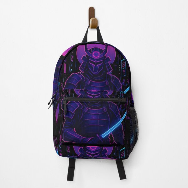 Item preview, Cyberpunk Samurai – Futuristic Neon Warrior Art designed and sold by Samke..