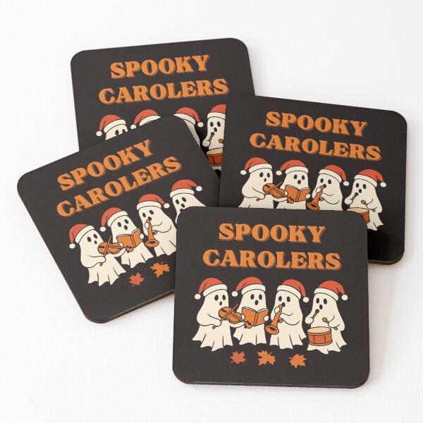 Item preview, Spooky Carolers Haunted Holiday Singing Shirt designed and sold by MojNetSerwis WWK.