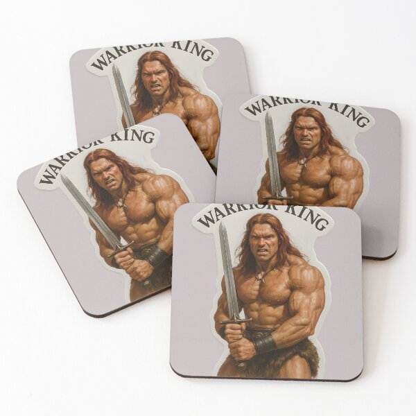 Item preview, Warrior King – Barbarian Sword Hero | Epic Fantasy 5D Sticker designed and sold by Imagetore.