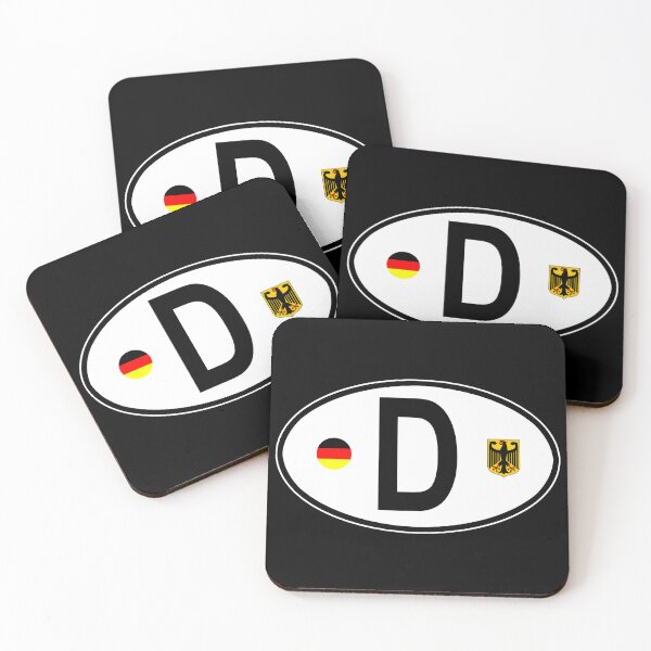 Item preview, Germany Oval Country Code Decal designed and sold by rogue-design.