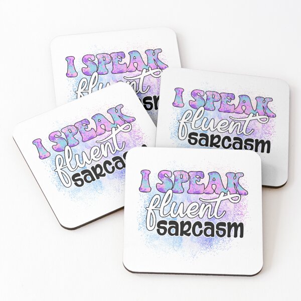 Item preview, I speak sarcasm fluently designed and sold by JonysCreativeDesigns.