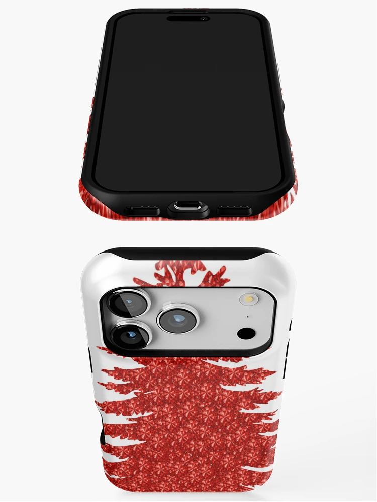 Thumbnail 3 of 4, iPhone Case, Red Rhinestone Tree designed and sold by TheIconSmith.