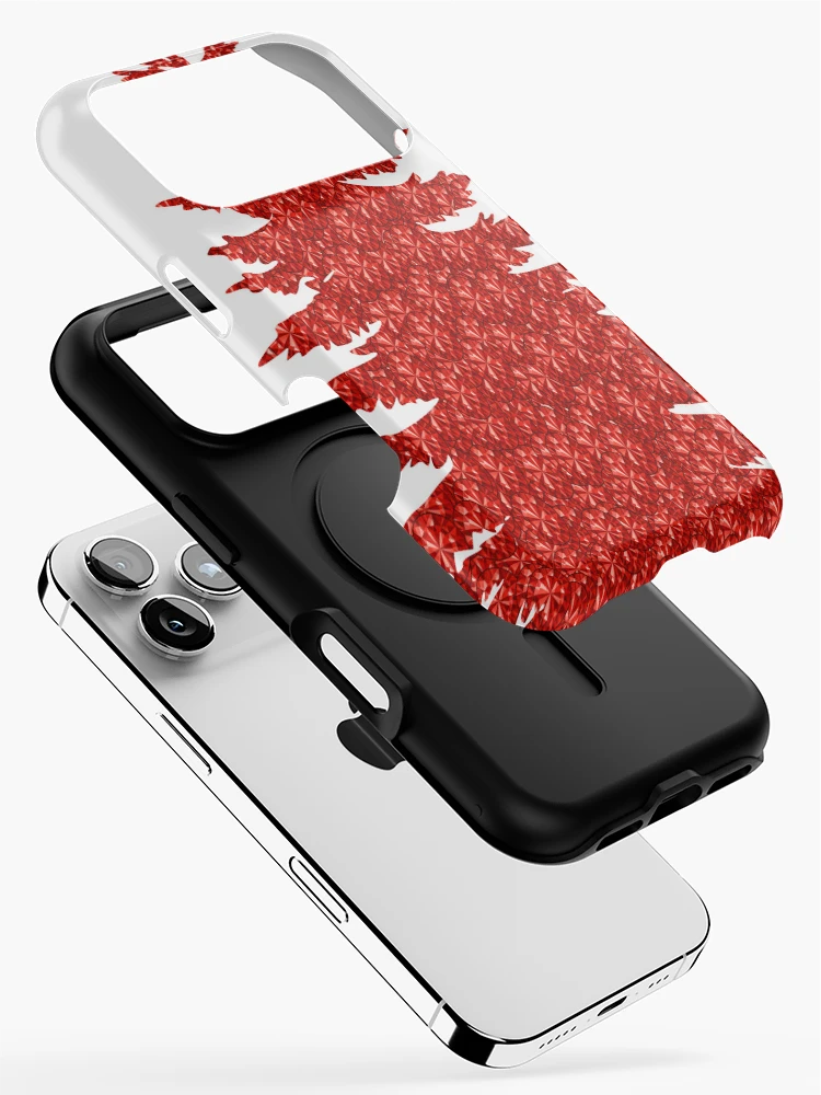 Thumbnail 2 of 4, iPhone Case, Red Rhinestone Tree designed and sold by TheIconSmith.