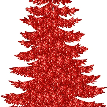 Artwork thumbnail, Red Rhinestone Tree by TheIconSmith