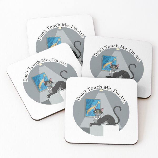 Item preview, Sassy Cat: Don't Touch Me I'm Art  designed and sold by LaElee.