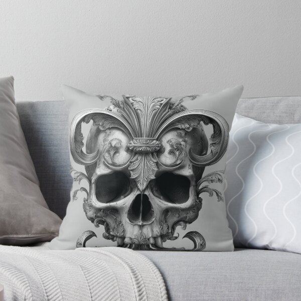 Item preview, Skull Fleur De Lis designed and sold by MatrixTattoo.