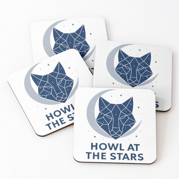 Item preview, Geometric Wolf Moon Constellation | Howl at the Stars T-Shirt Design designed and sold by B fashion design .