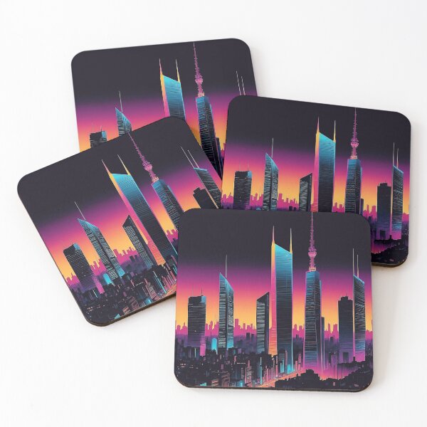 Item preview, Neon Buenos Aires Skyline at Night designed and sold by Airod 07.
