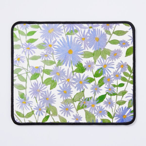 Item preview, Michaelmas daisies watercolour painting designed and sold by esvb.