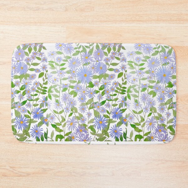 Item preview, Michaelmas daisies watercolour painting  designed and sold by esvb.