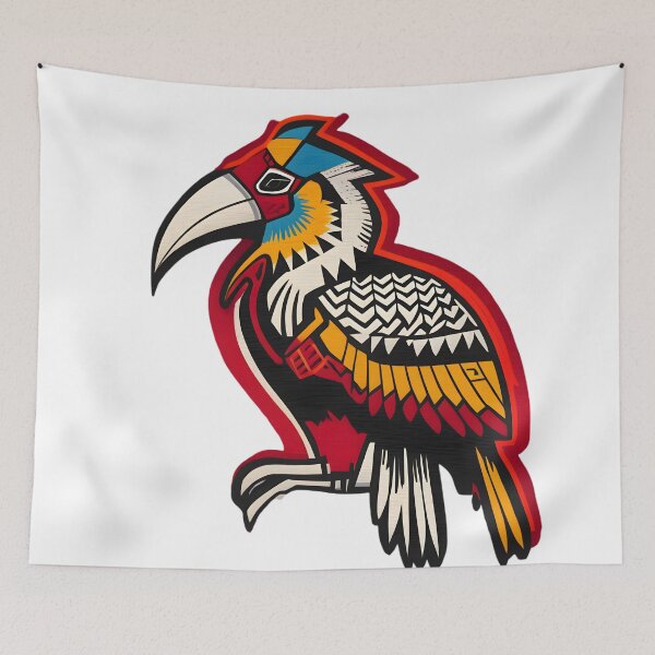 Item preview, Idu Mishmi Tribal Textile Art with Hornbill Motif designed and sold by Haus Of K.