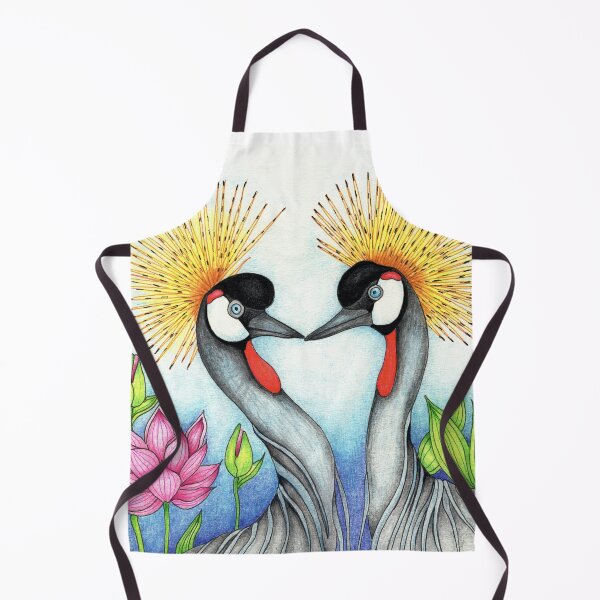 Item preview, Grey Crowned Cranes designed and sold by Christina Plumb.