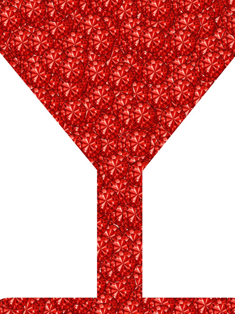 Thumbnail 4 of 4, iPhone Case, Red Rhinestone Bar designed and sold by TheIconSmith.